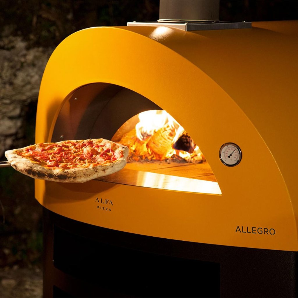 Costway Black Outdoor Pizza Oven with Anti-Scalding Handles and