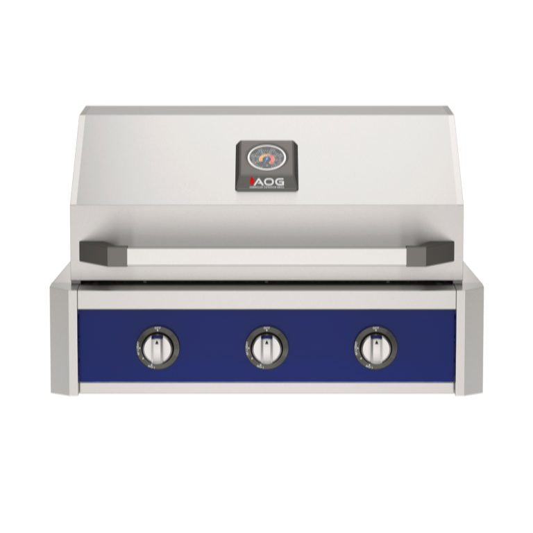 American Outdoor Grill Founders Blue Accent Color Panel For 30" T-Series Built-In Gas Grills