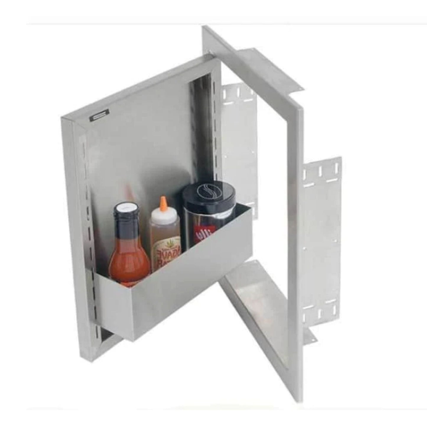 Alfresco 17" Luminous Orange Gloss Single Access Left Door