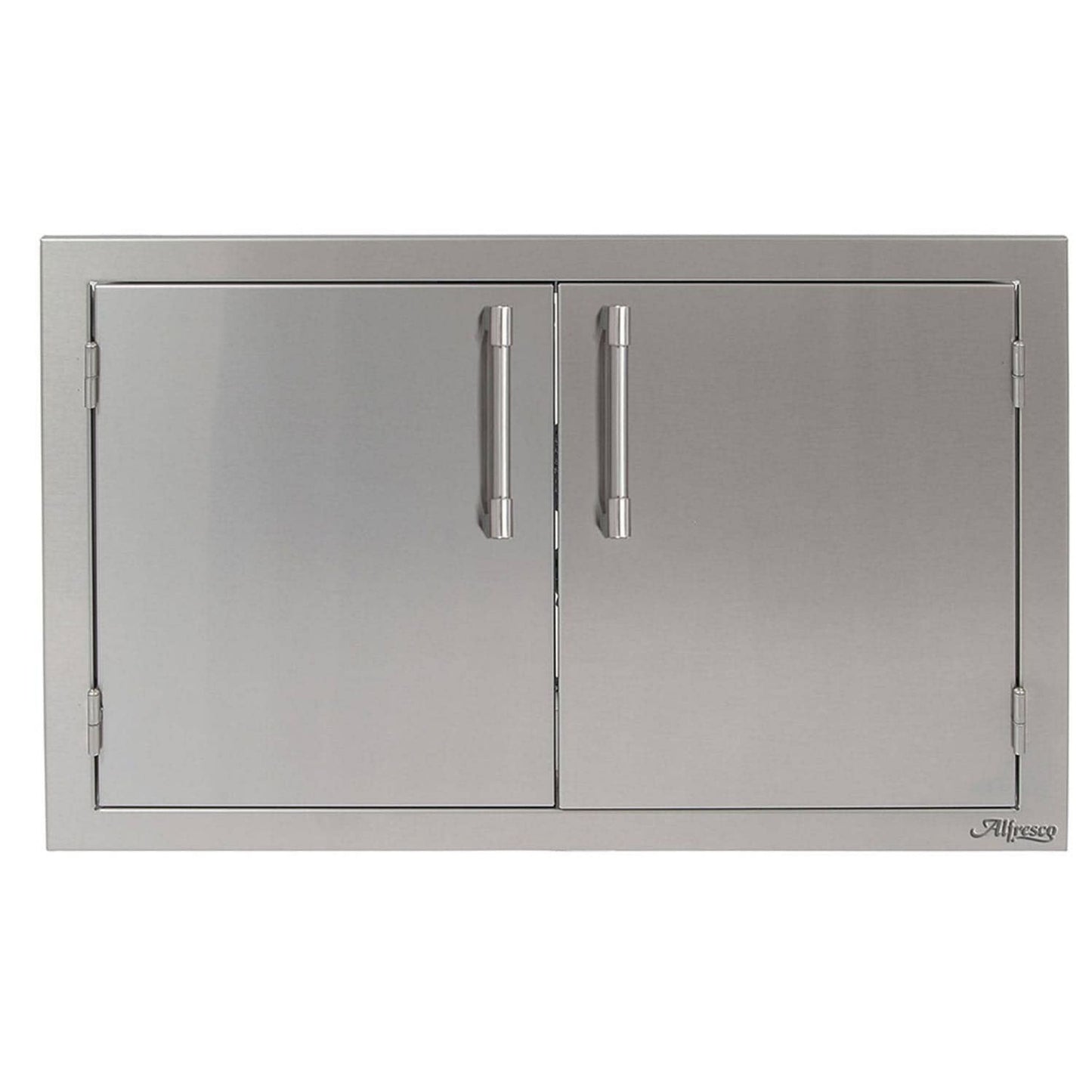 Alfresco 42" Light Green Gloss Stainless Steel Double Access Doors