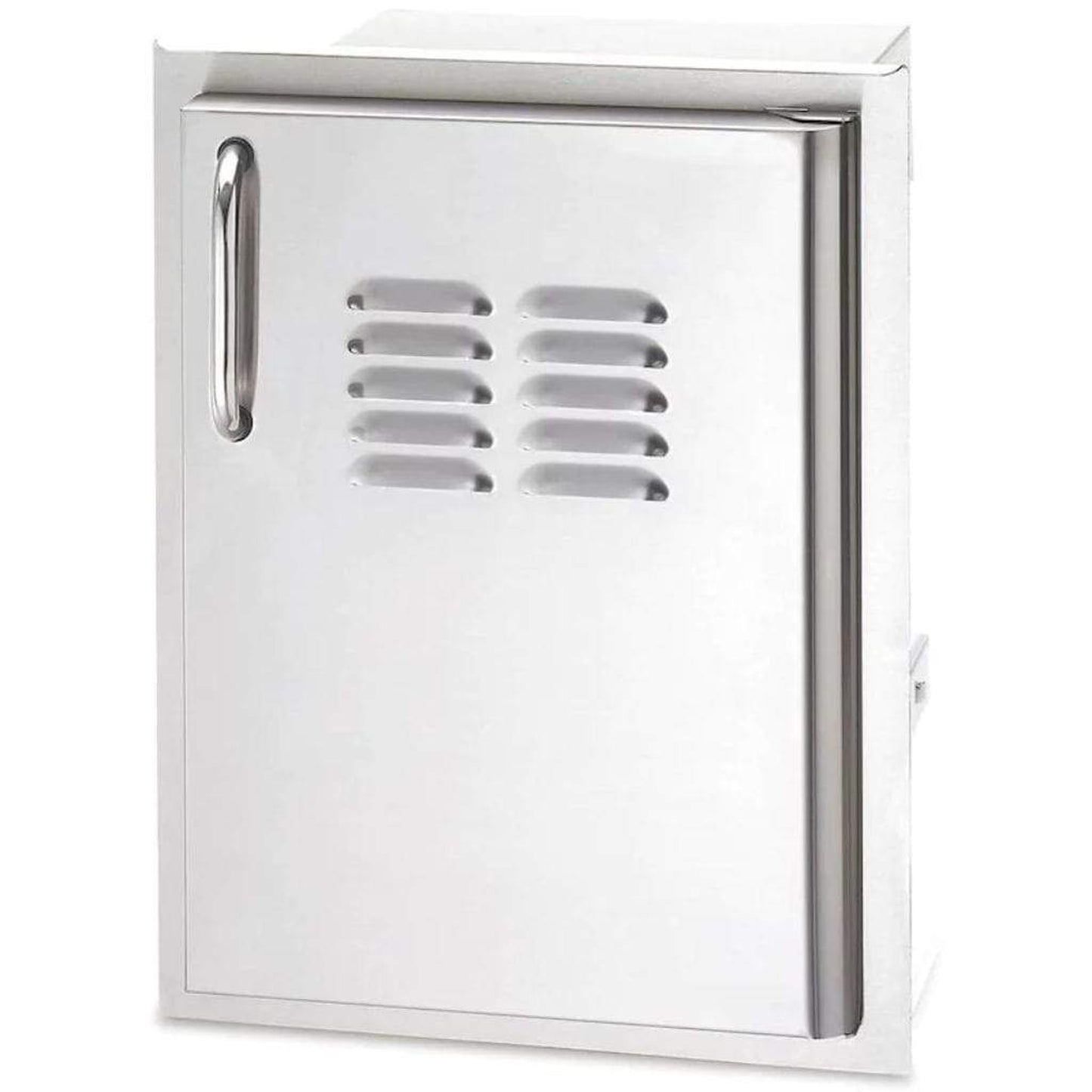 American Outdoor Grill 75" Café Blanco Base Pre-Fab GFRC Island with Double Drawer Cut-out