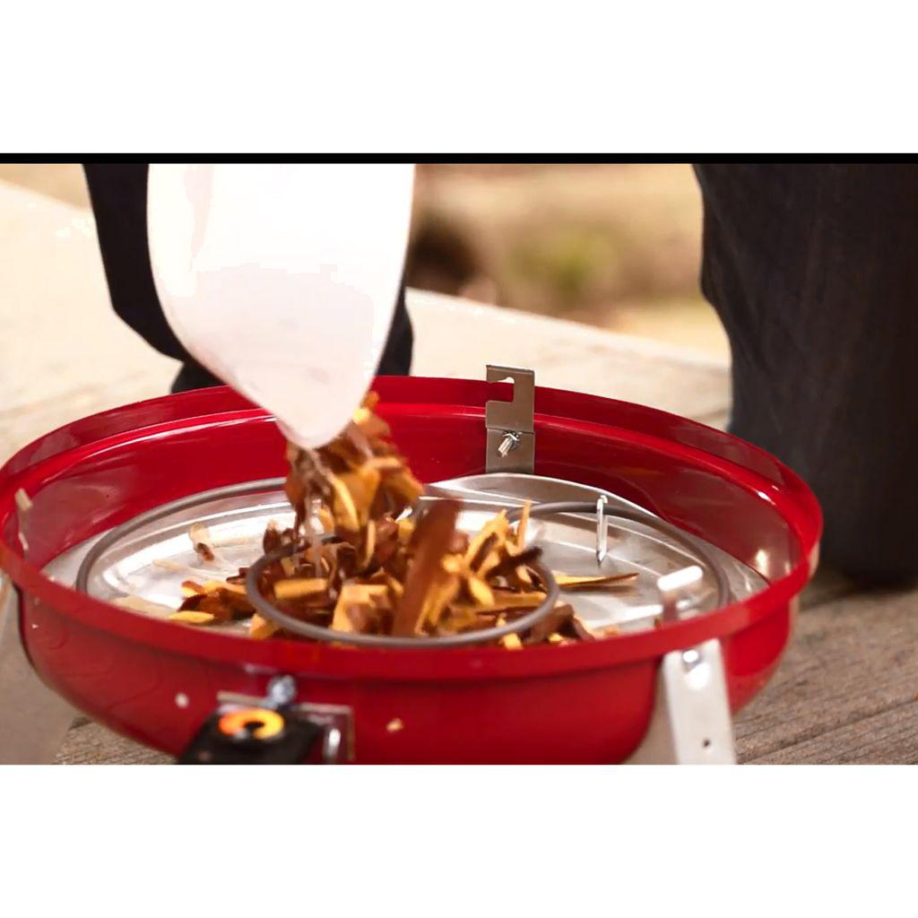 Americana 21" Red 4-in-1 Dual Fuel Smoker and Grill