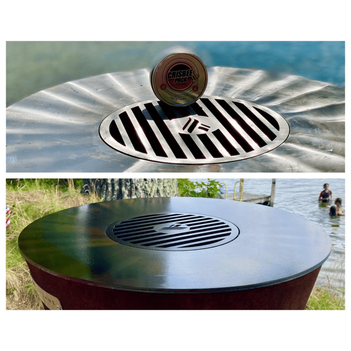 Arteflame Crisbee Seasoning Puck for your Grill or Insert