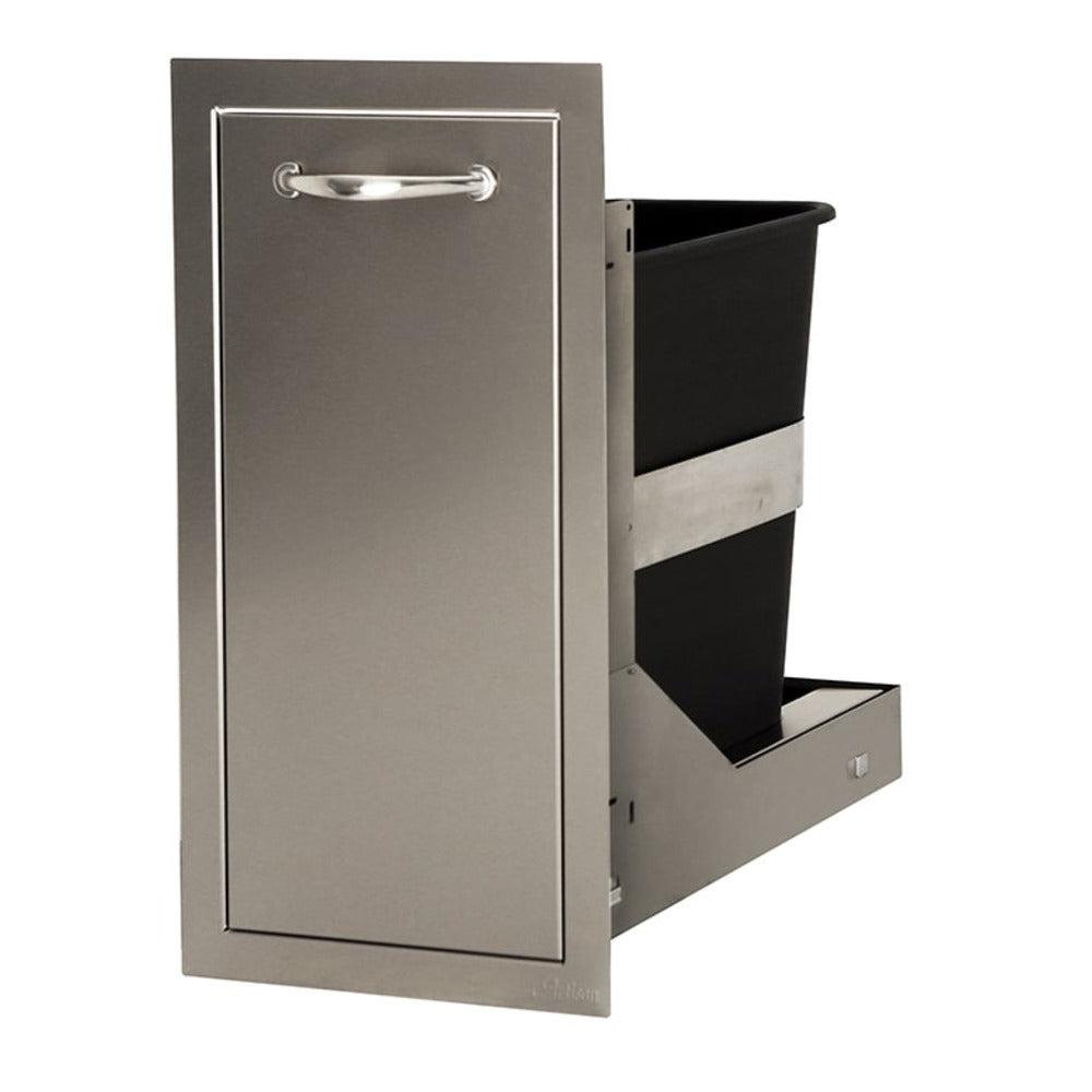 Artisan 15" Stainless Steel Roll-Out Single Trash Drawer