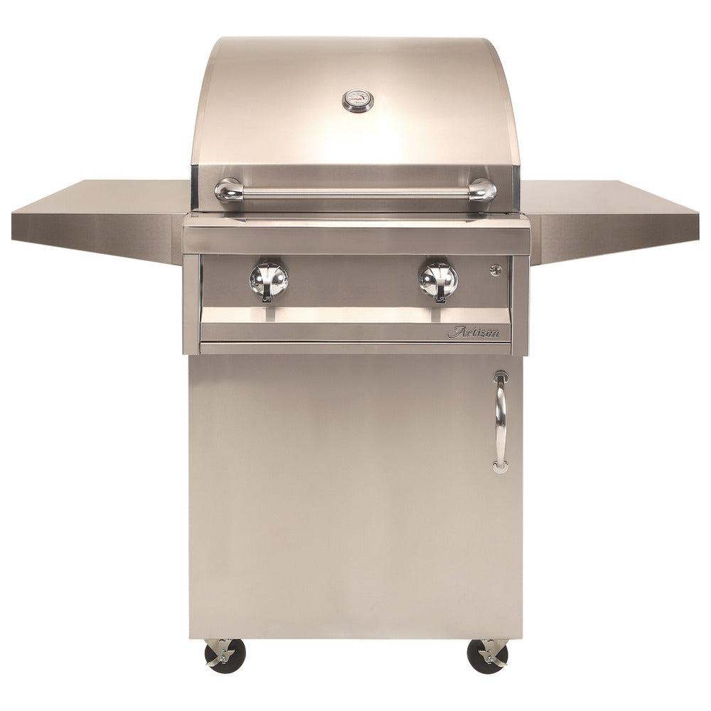 Artisan Eagle Series 26" Stainless Steel Freestanding 2-Burner Propane Gas Grill