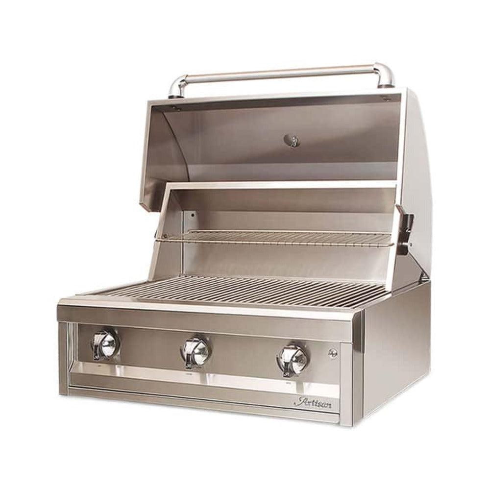 Artisan Eagle Series 32" Stainless Steel Built-In 3-Burner Natural Gas Grill