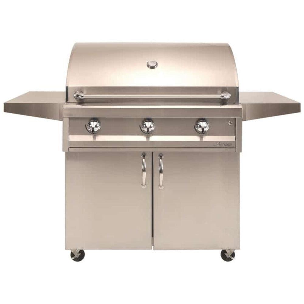 Artisan Eagle Series 36" Stainless Steel Freestanding 3-Burner Natural Gas Grill