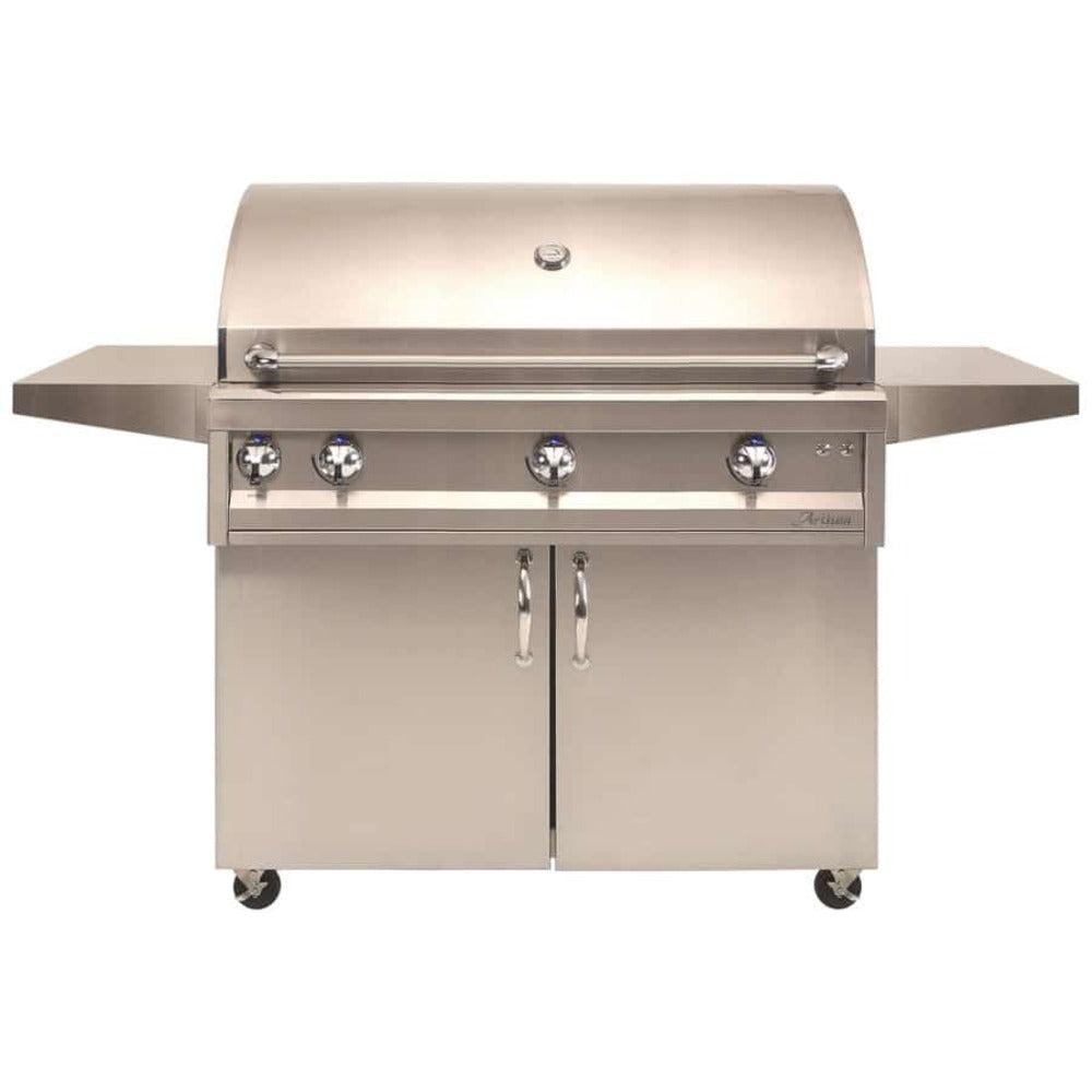 Artisan Professional Series 42" Stainless Steel Freestanding 3-Burner Natural Gas Grill with Lights and Rotisserie