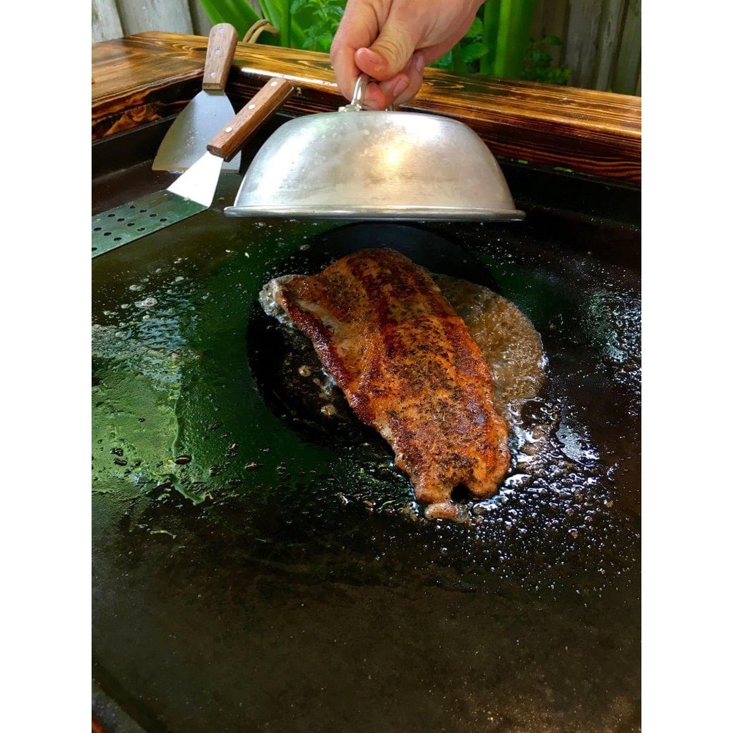 Backyard Hibachi Grill- Pecky Cypress