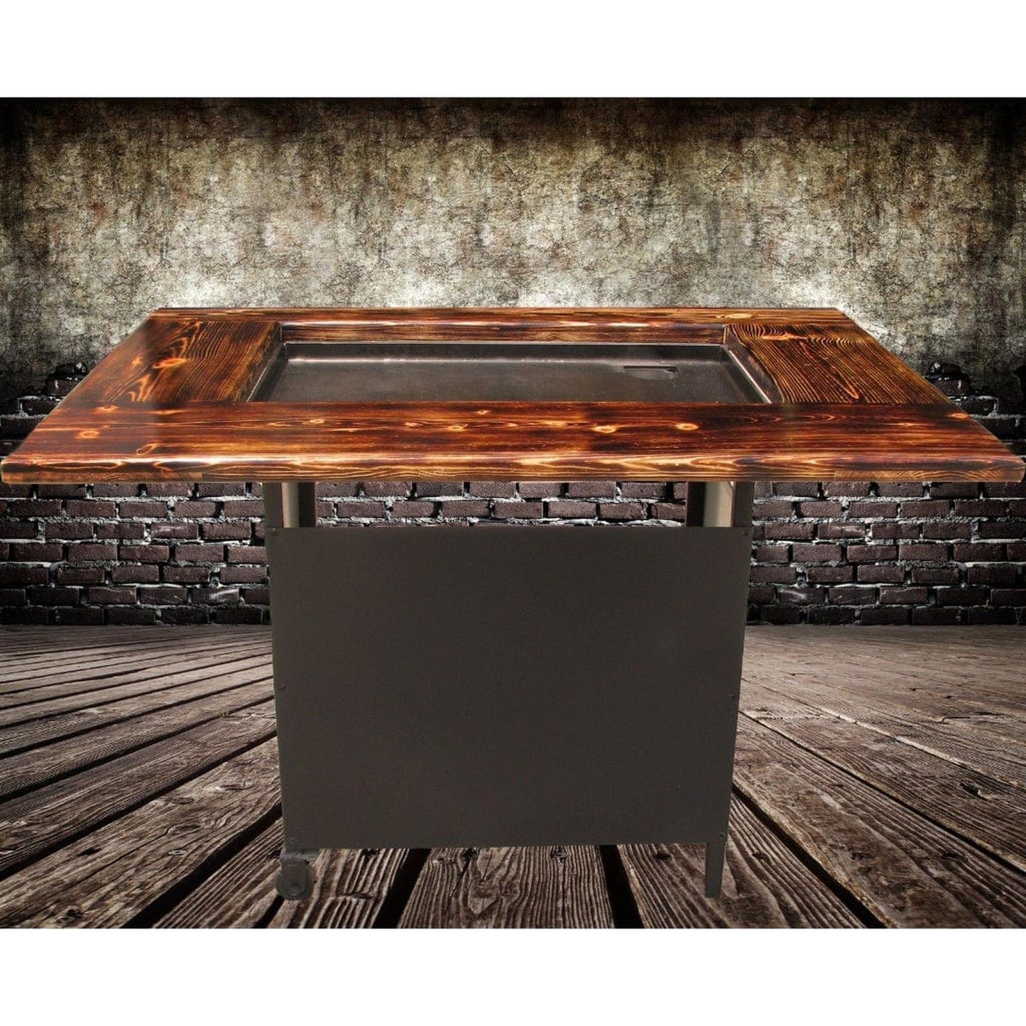 Backyard Hibachi Grill- Torched Steel