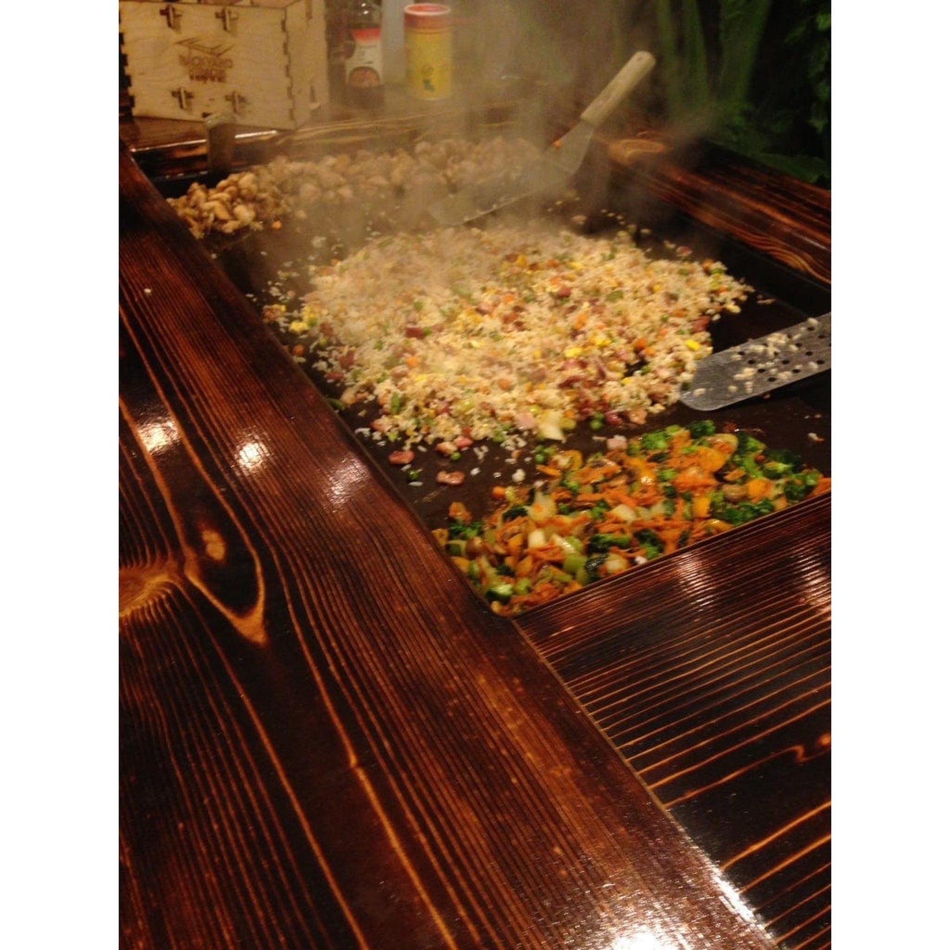 Backyard Hibachi Grill- Torched Steel