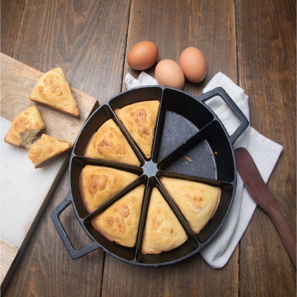 Bayou Classic 10" Cast Iron Wedge Cornbread Skillet