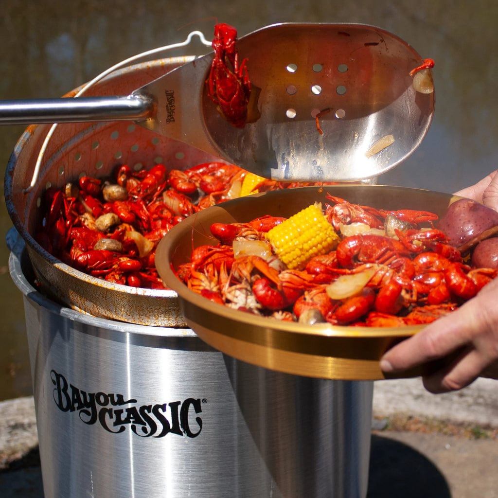 Bayou Classic 14" 4-Piece Anodized Aluminum Serving Trays