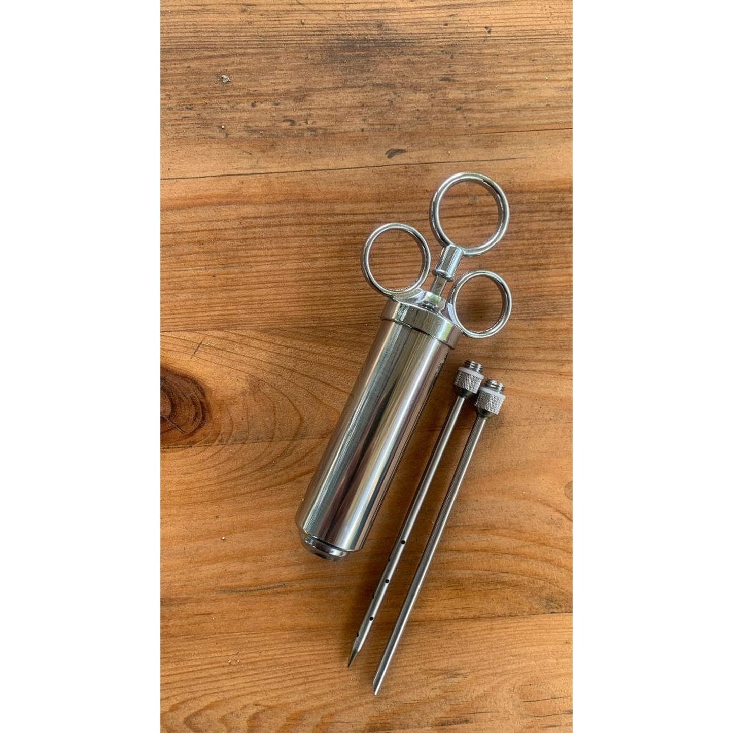 Bayou Classic 2-Oz Stainless Steel Seasoning Injector w/ Two Needles
