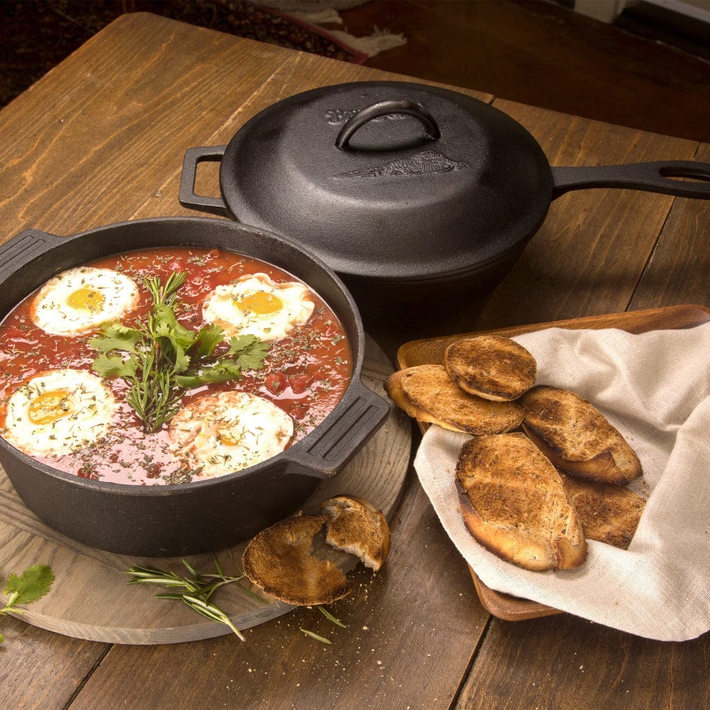 Bayou Classic 3-Piece Cast Iron Cookware Set