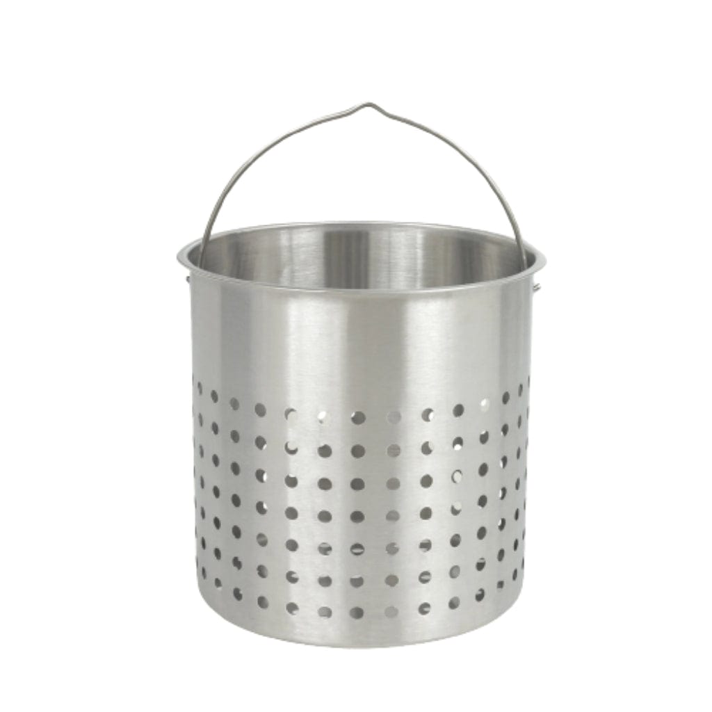 Bayou Classic 44-Quart Stainless Steel Stock Pot and Basket