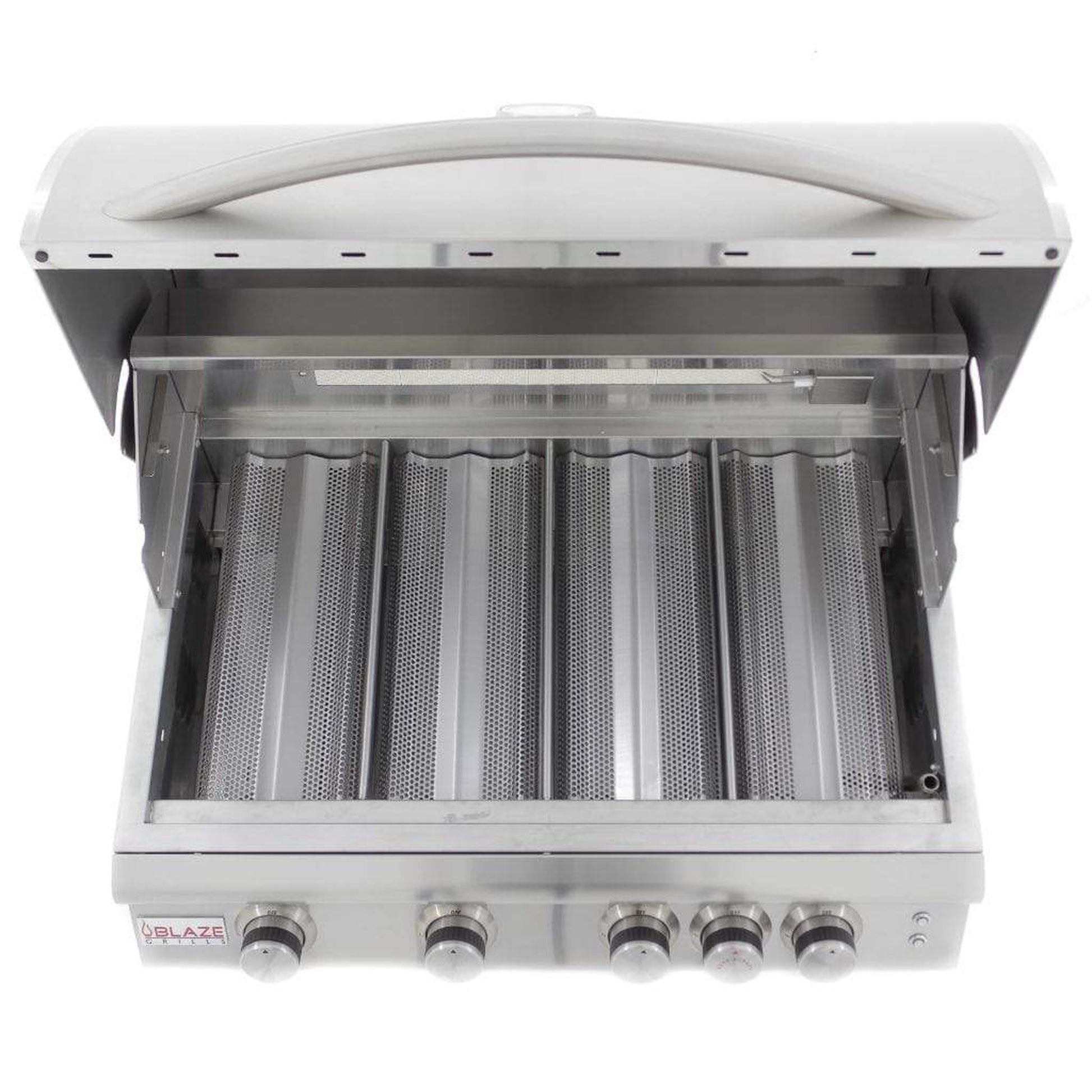 Blaze 32" 4-Burner Premium LTE Built-In Gas Grill with Rear Infrared Burner & Grill Lights