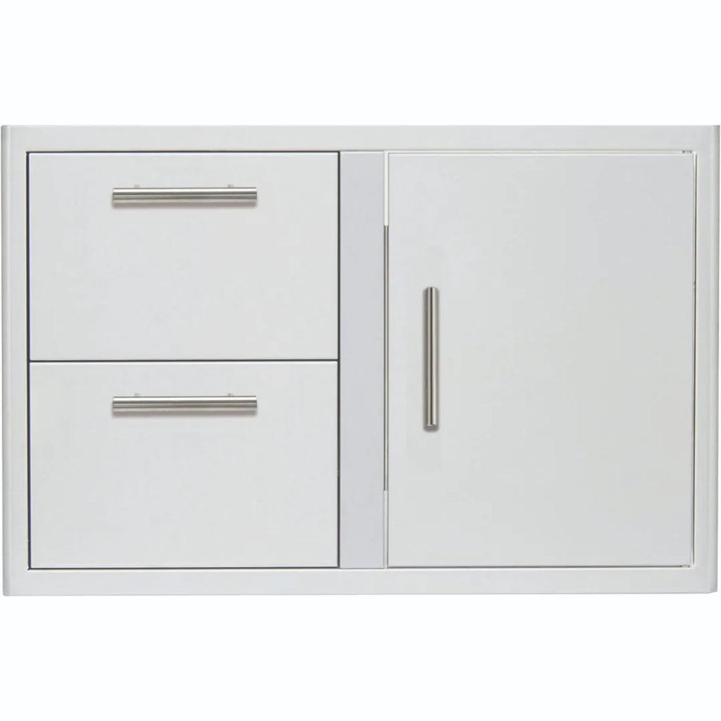 Blaze 32" Access Door & Double Drawer Combo With Soft Close Hinges and Lights
