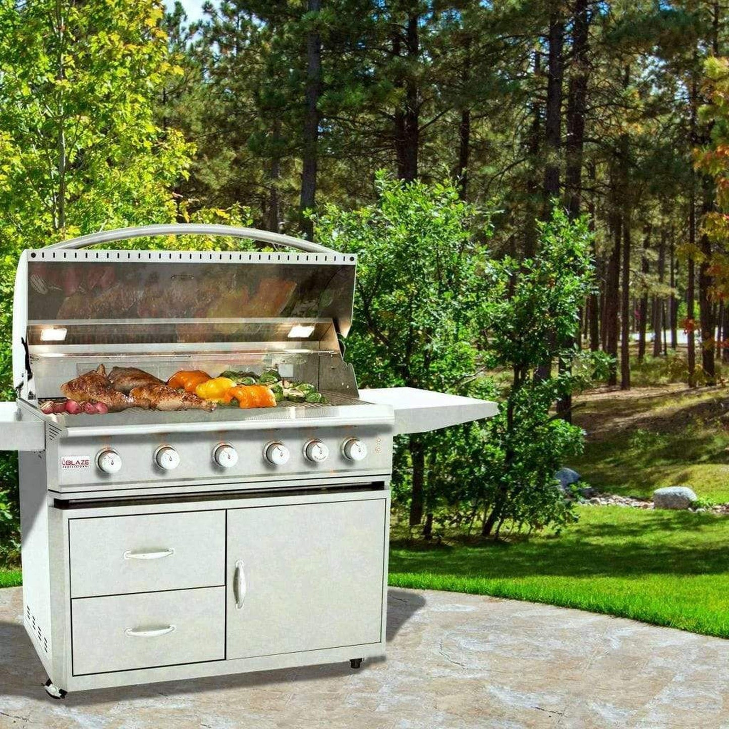 Blaze Grill Cart For 25"/32"/40" Traditional/LTE Gas Grills(Cart Only)