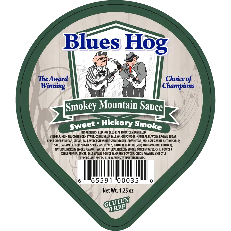 Blues Hog 1.25 oz Single Smokey Mountain Sauce Foil Cups Sample