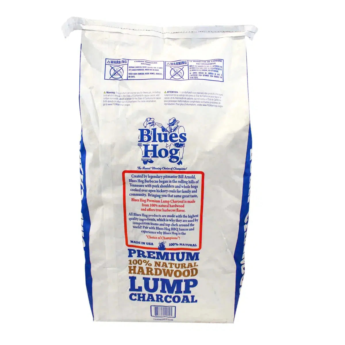 Blues Hog 20 lbs Single Bag Natural Lump Charcoal