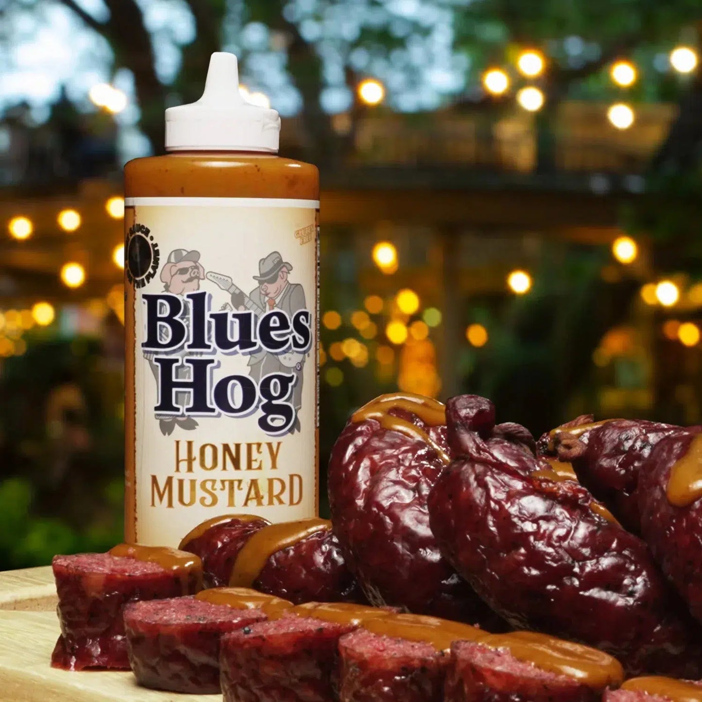 Blues Hog 21 oz. Squeeze Bottle Honey Mustard Sauce - 6 pack