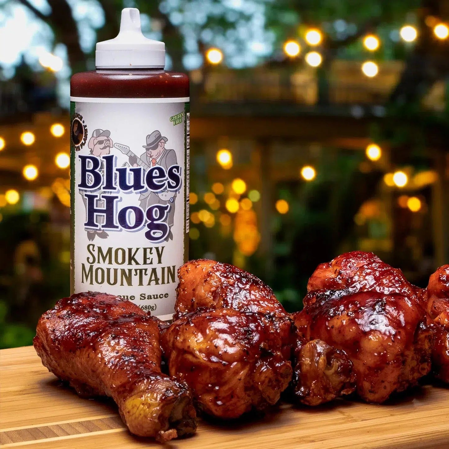 Blues Hog 24 oz. Squeeze Bottle Smokey Mountain BBQ Sauce - 6 pack