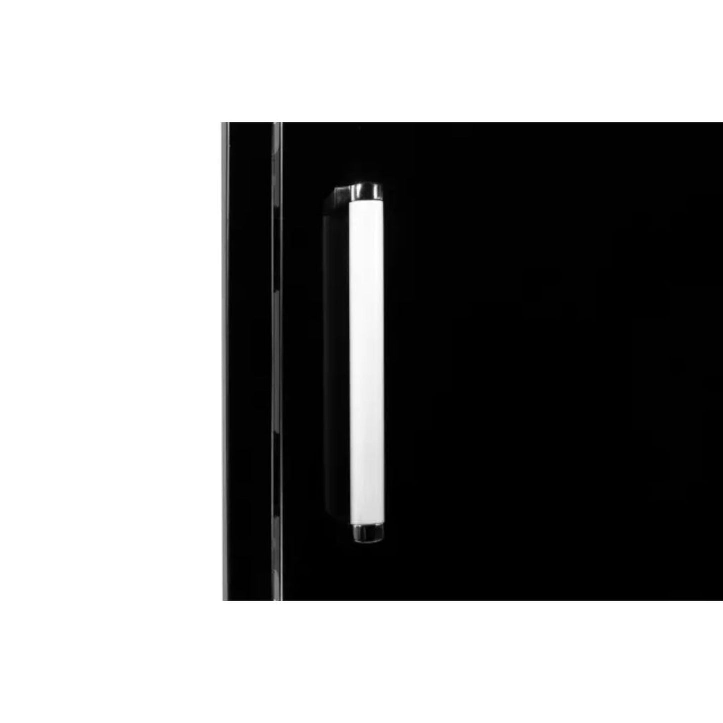 Bonfire Outdoor 14" x 20" Black Single Vertical Right-Hinged Door Cabinet