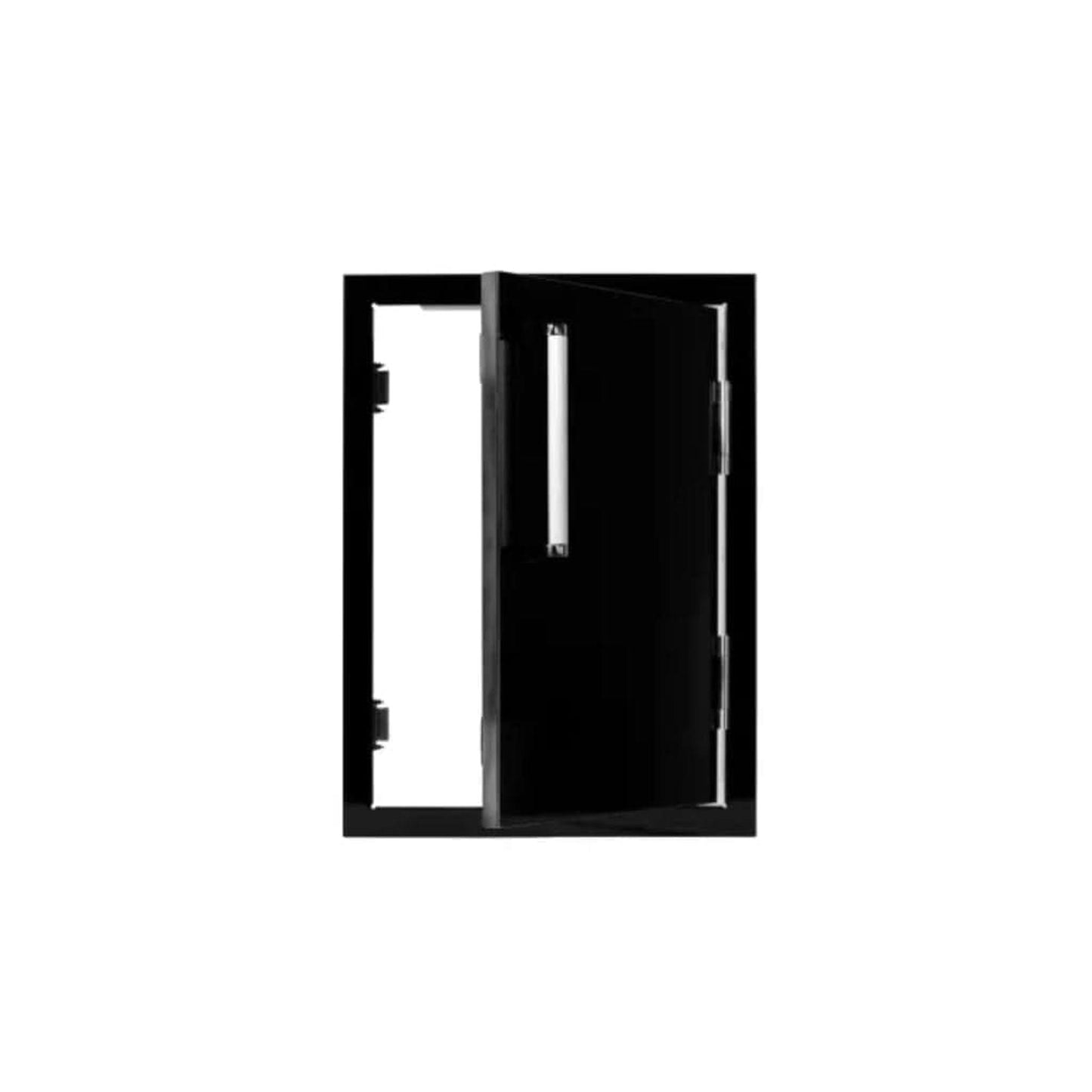 Bonfire Outdoor 17" x 24" Black Single Vertical Right-Hinged Door