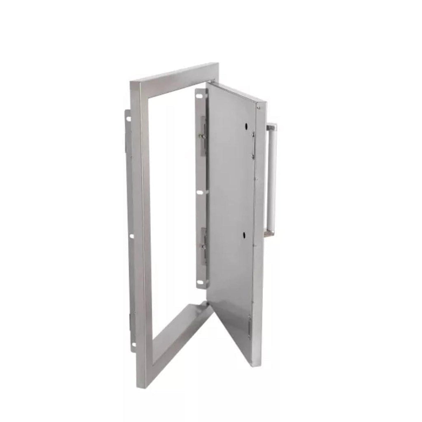 Bonfire Outdoor 17" x 24" Stainless Steel Single Vertical Right-Hinged Door