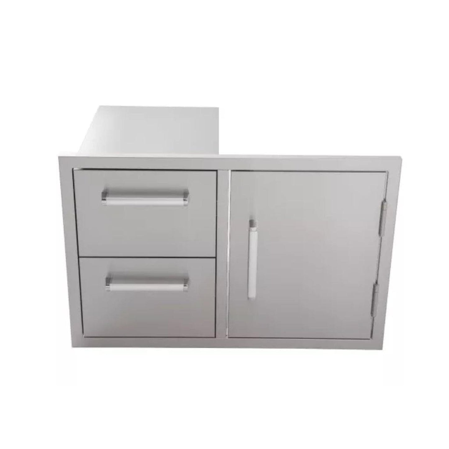 Bonfire Outdoor 33" Stainless Steel Door and Drawer Combo