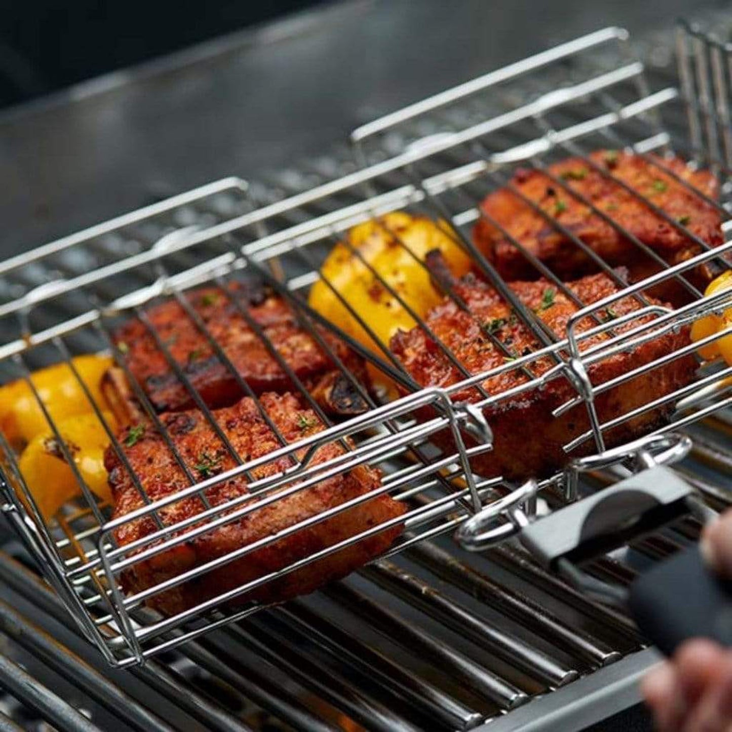 Broil King 12" Stainless Steel Grill Basket w/ Detachable Handle