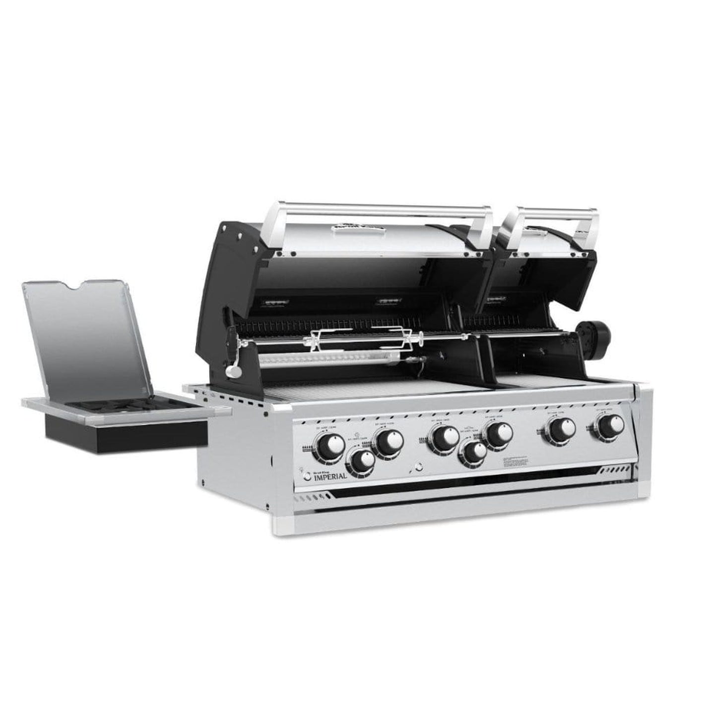 Broil King 44" 6-Burner Imperial S 690 Built-In Gas Grill w/ Side Burner & Rear Rotisserie Burner