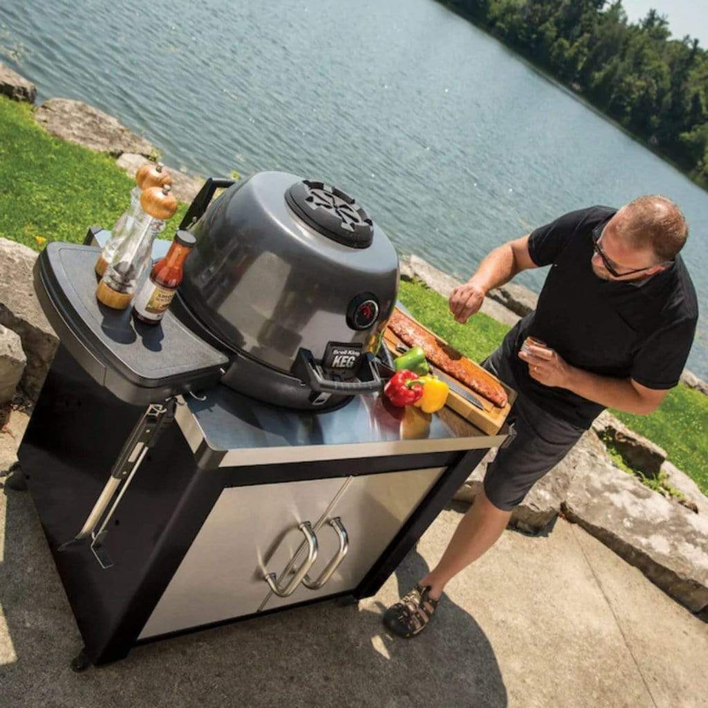 Broil King 46" Stainless Steel Keg Grilling Cabinet