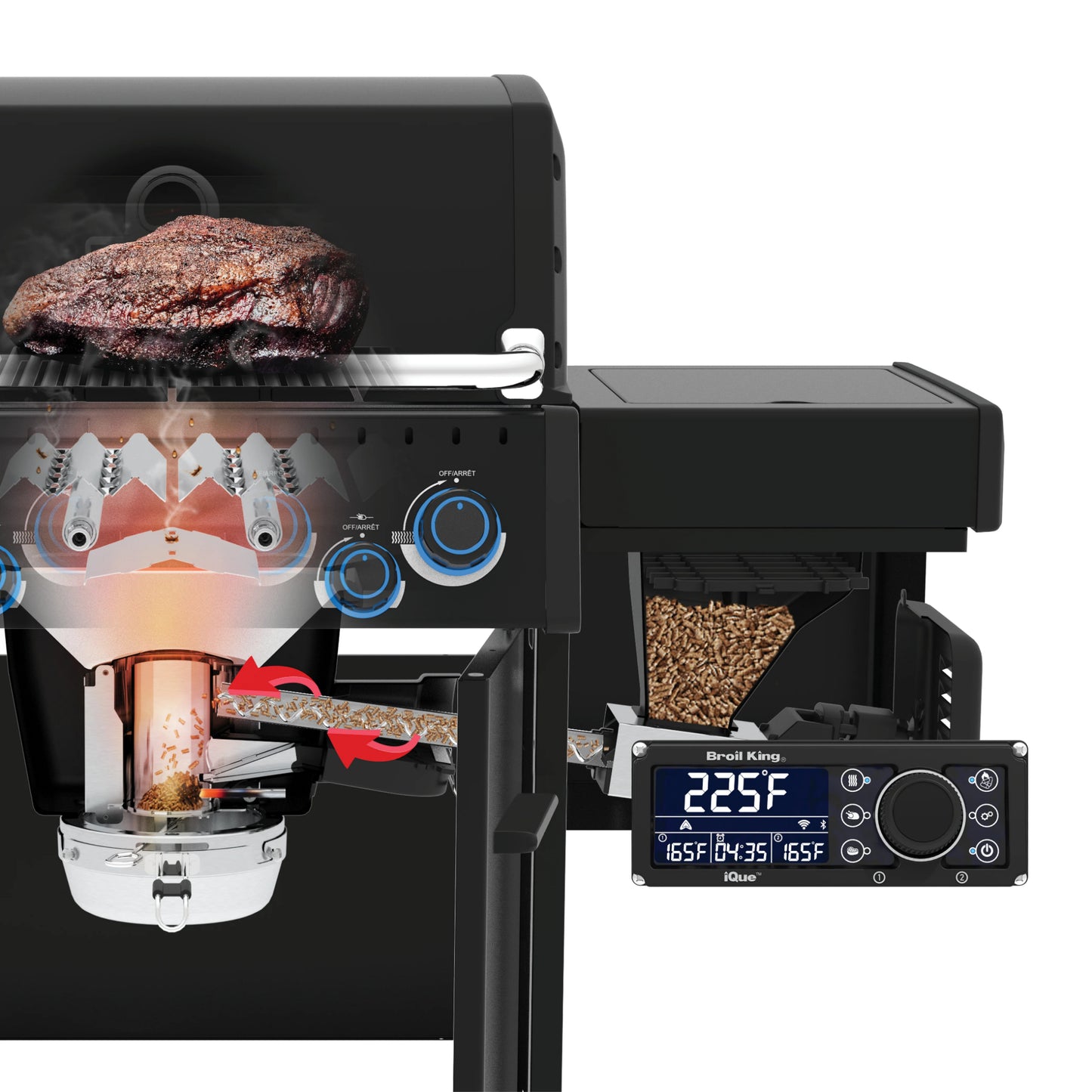 Broil King Pellet Module for Baron 500 Series 5-Burner Gas Grills