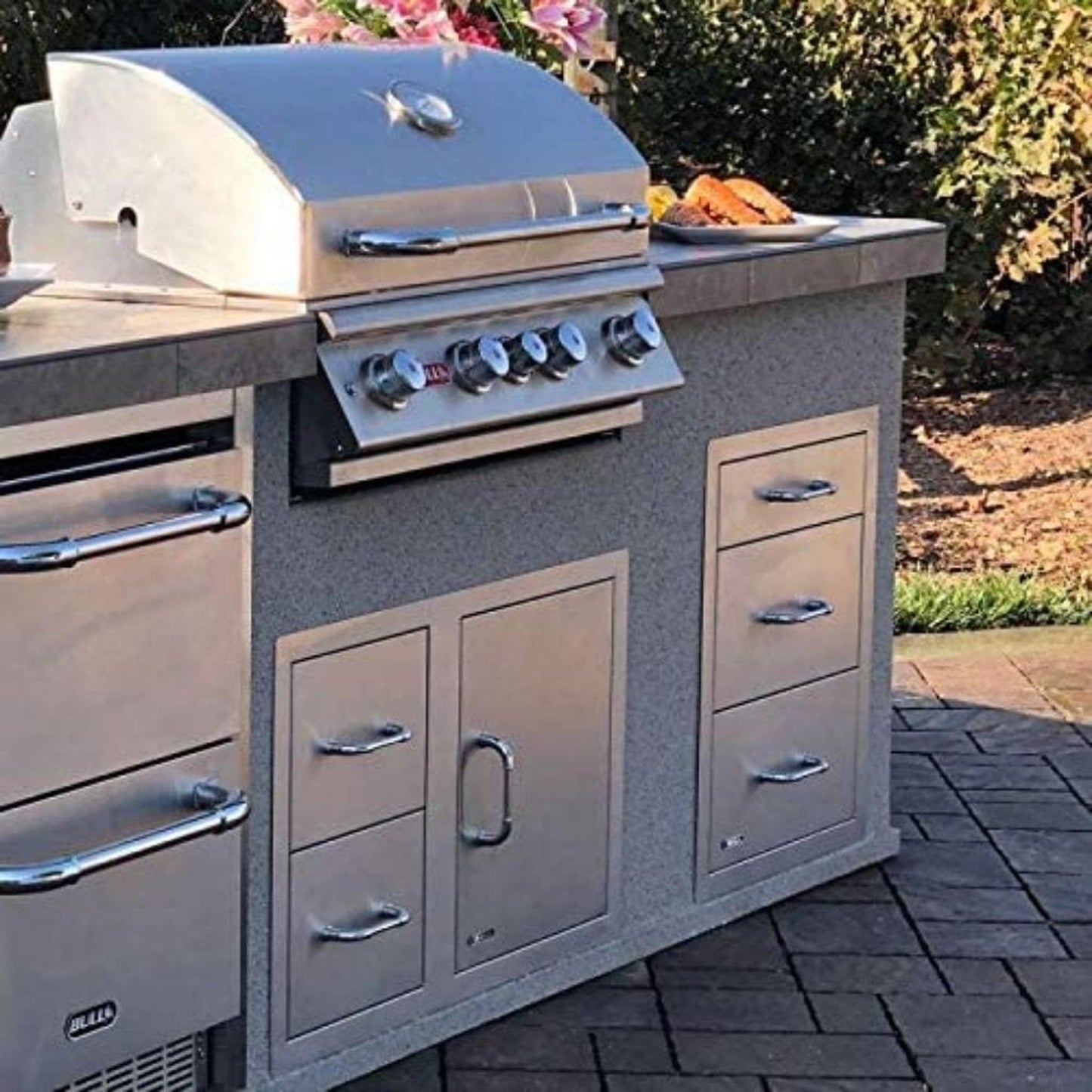 Bull 15" Stainless Steel Triple Drawer System