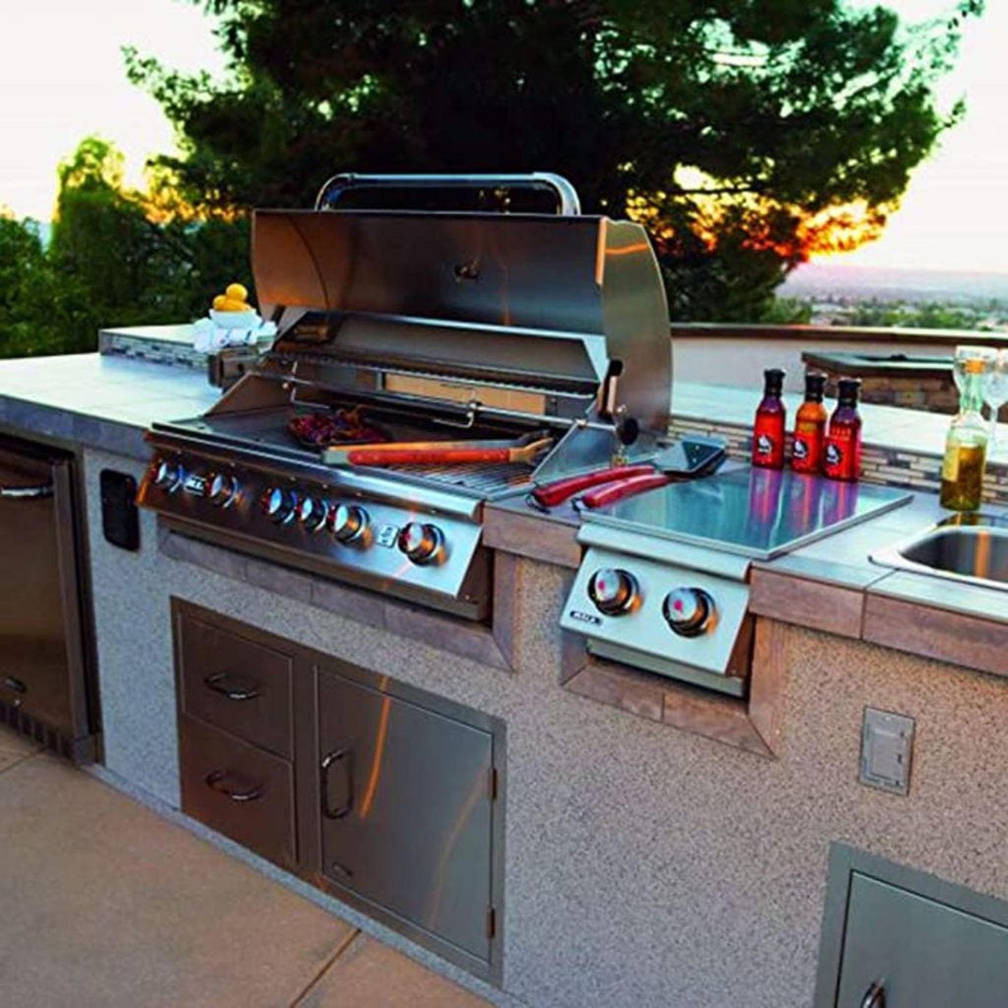 Bull 19" Stainless Steel Large Sink and Faucet