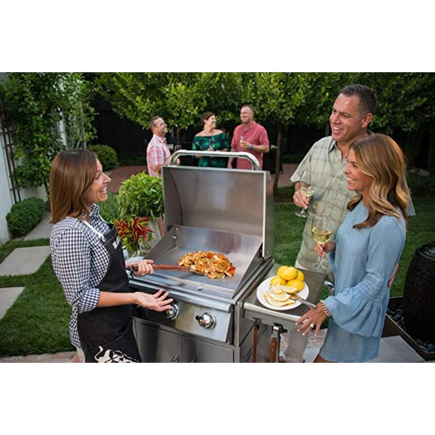 Bull 24" 3-Burner Gas Griddle Complete Cart