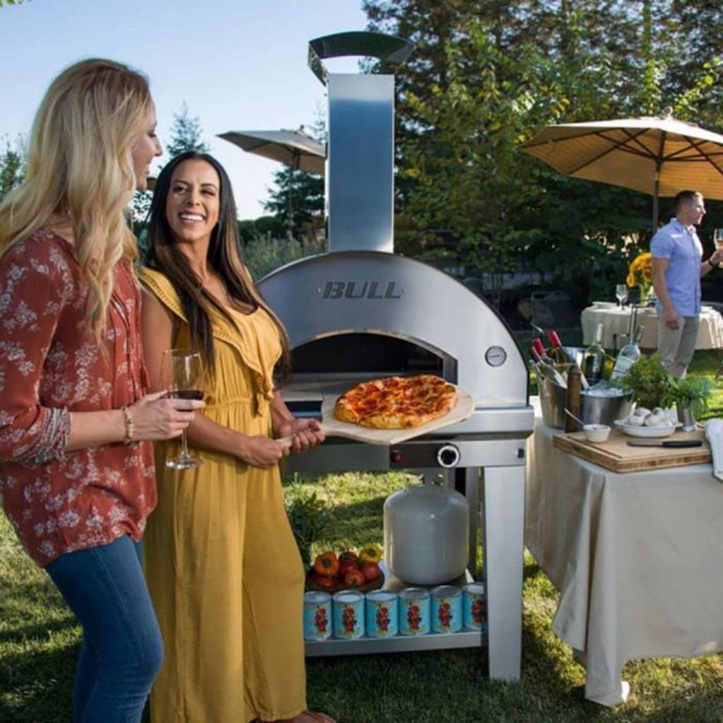 Bull 38" Extra Large Gas Pizza Oven Cart Bottom