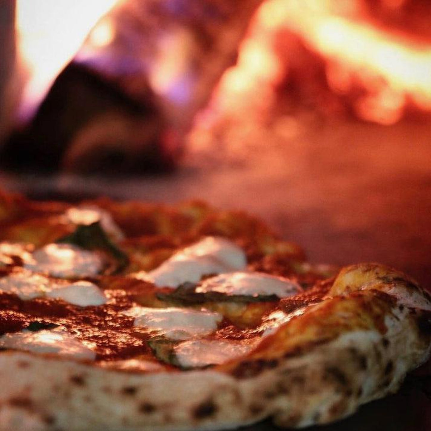 Chicago Brick Oven CBO-750 Tailgater 38" x 28" Wood Fired Pizza Oven Trailer With Silver Vein Hood