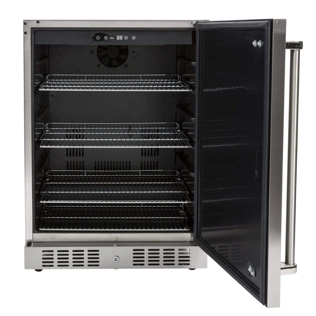 Coyote 24" Built-In Right-Hinged Outdoor Refrigerator