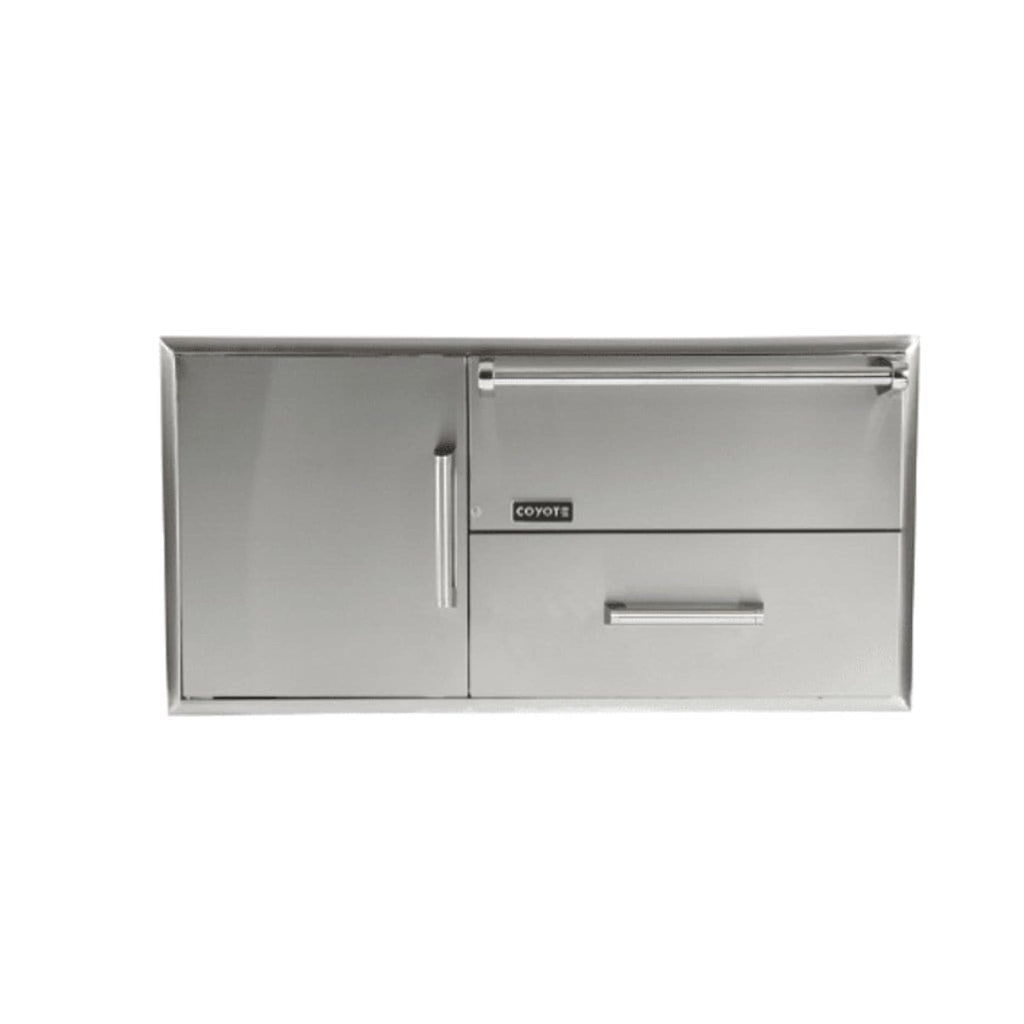 Coyote 42" Single Access Door and 2-Drawer Cabinet Combo