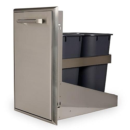 Coyote Pull-Out Trash & Recycle Combo Drawer