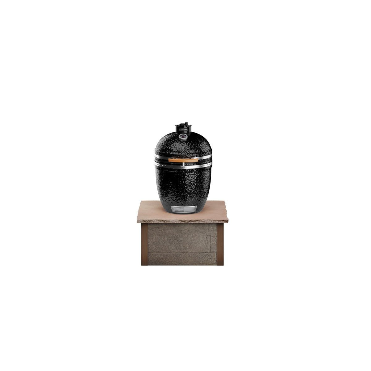 Coyote RTA 3ft Brown Weathered Wood Kamado Stand