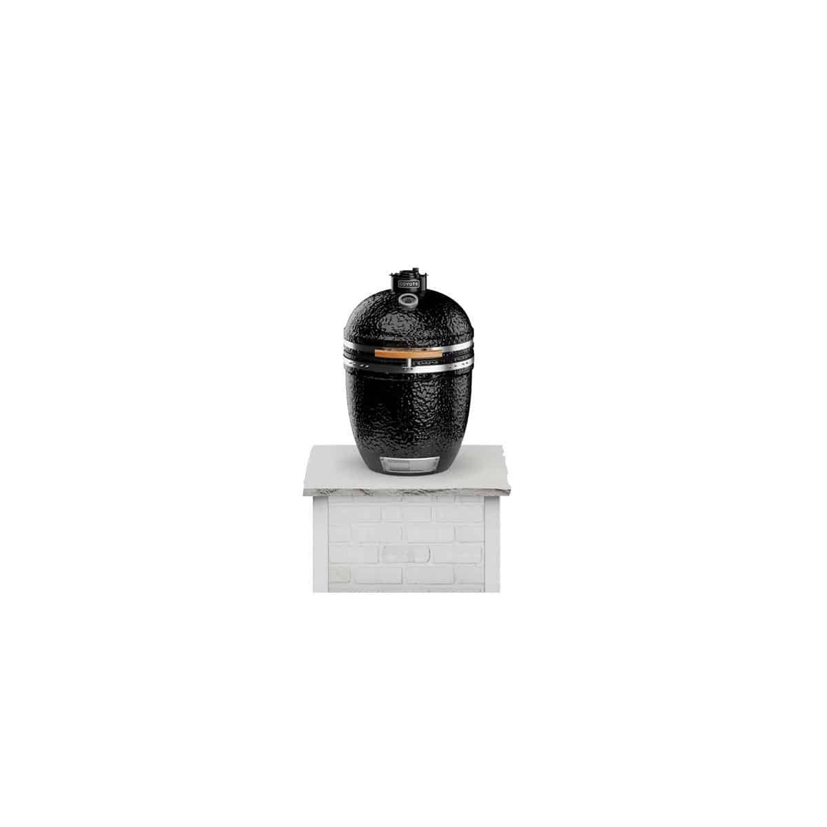 Coyote RTA 3ft White Reclaimed Brick Kamado Stand