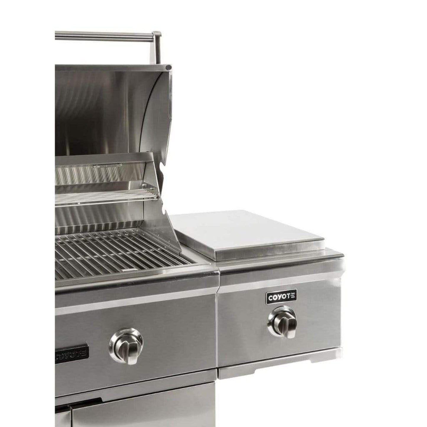 Coyote Single Natural Gas Side Burner for Cart Grills