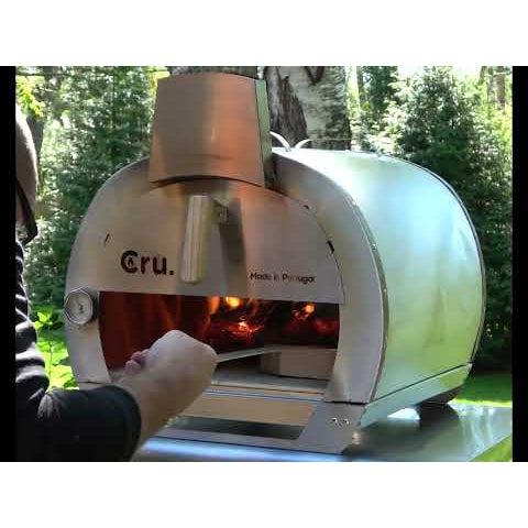 Cru 27" Stainless Steel Ember Rake and Ash Scraper