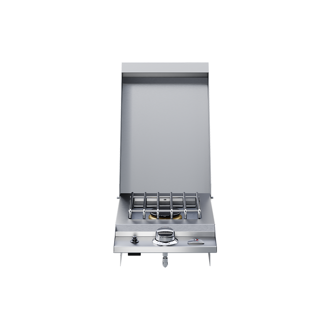 Delta Heat 12" Stainless Steel Drop In Liquid Propane Gas Single Side Burner