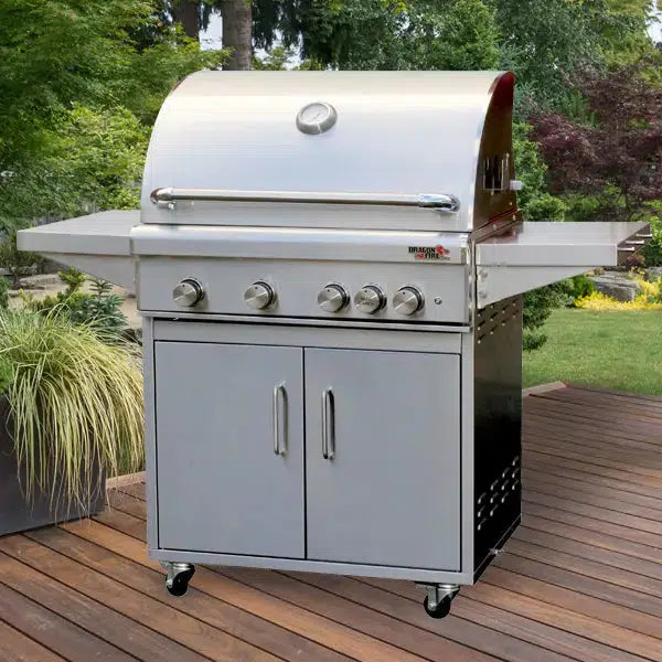 Dragon Fire 66" Stainless Steel Cart for DF40 Gas Grill Head