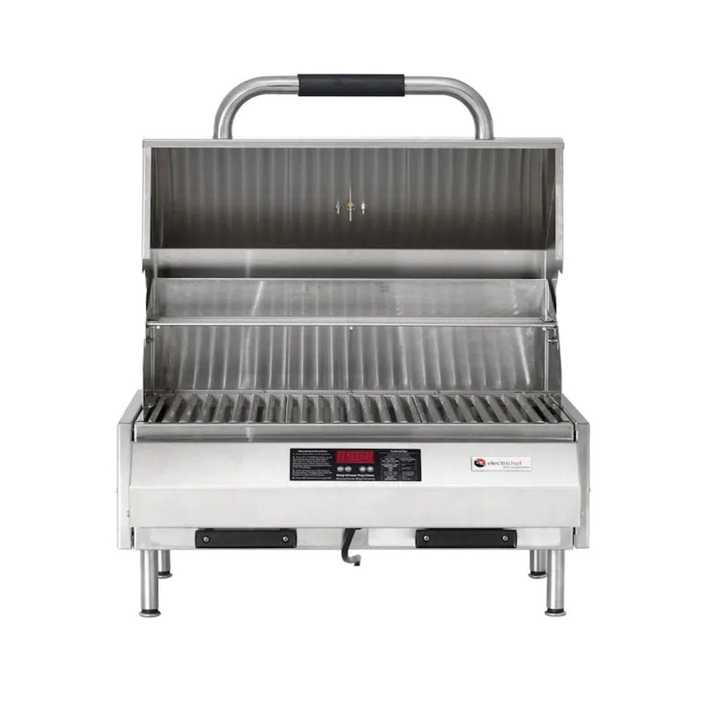 Ruby 32 Dual Tabletop Outdoor Electric Grill - ElectriChef